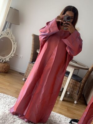 Abaya en satin Dounia